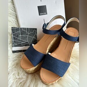 NIB Dolce Vita Dane Espadrille Wedge Sandal